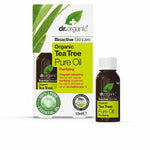 Facial Oil Dr.Organic Bioactive Organic 10 ml Soothing Tea tree product packaging