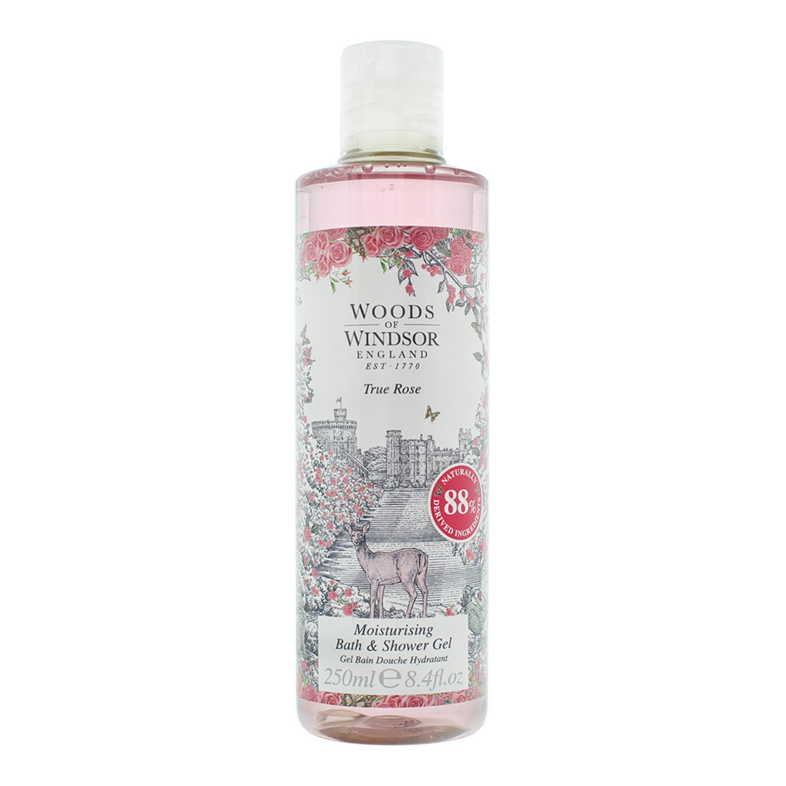 Woods Of Windsor, True Rose, Moisturizing, Shower Gel, 250 ml