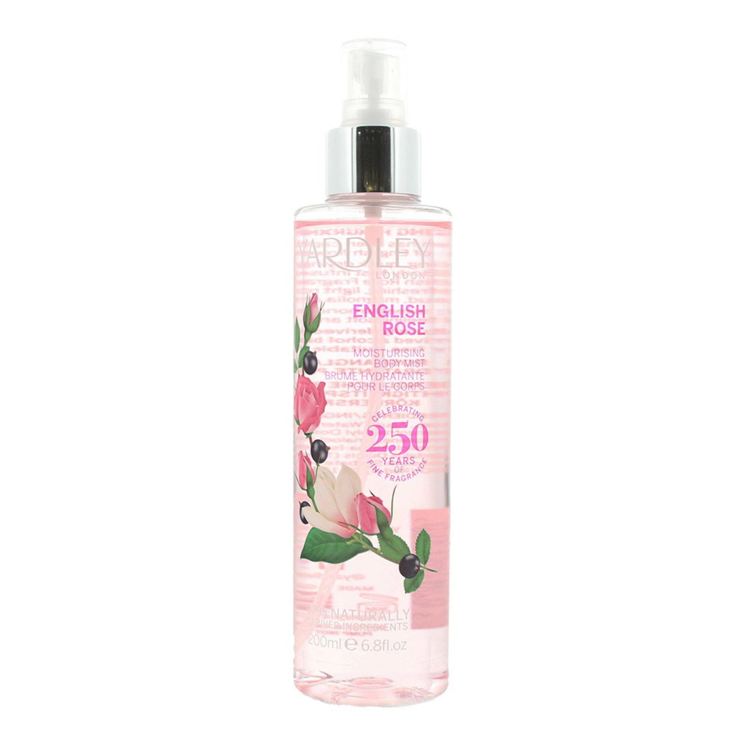 Yardley, English Rose, Scented Spray, For Women, 200 ml