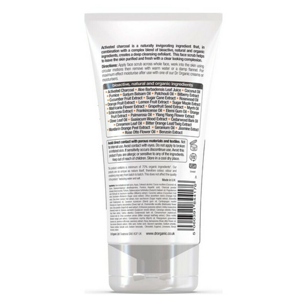 Facial Exfoliator Dr.Organic DR00544 125 ml product packaging
