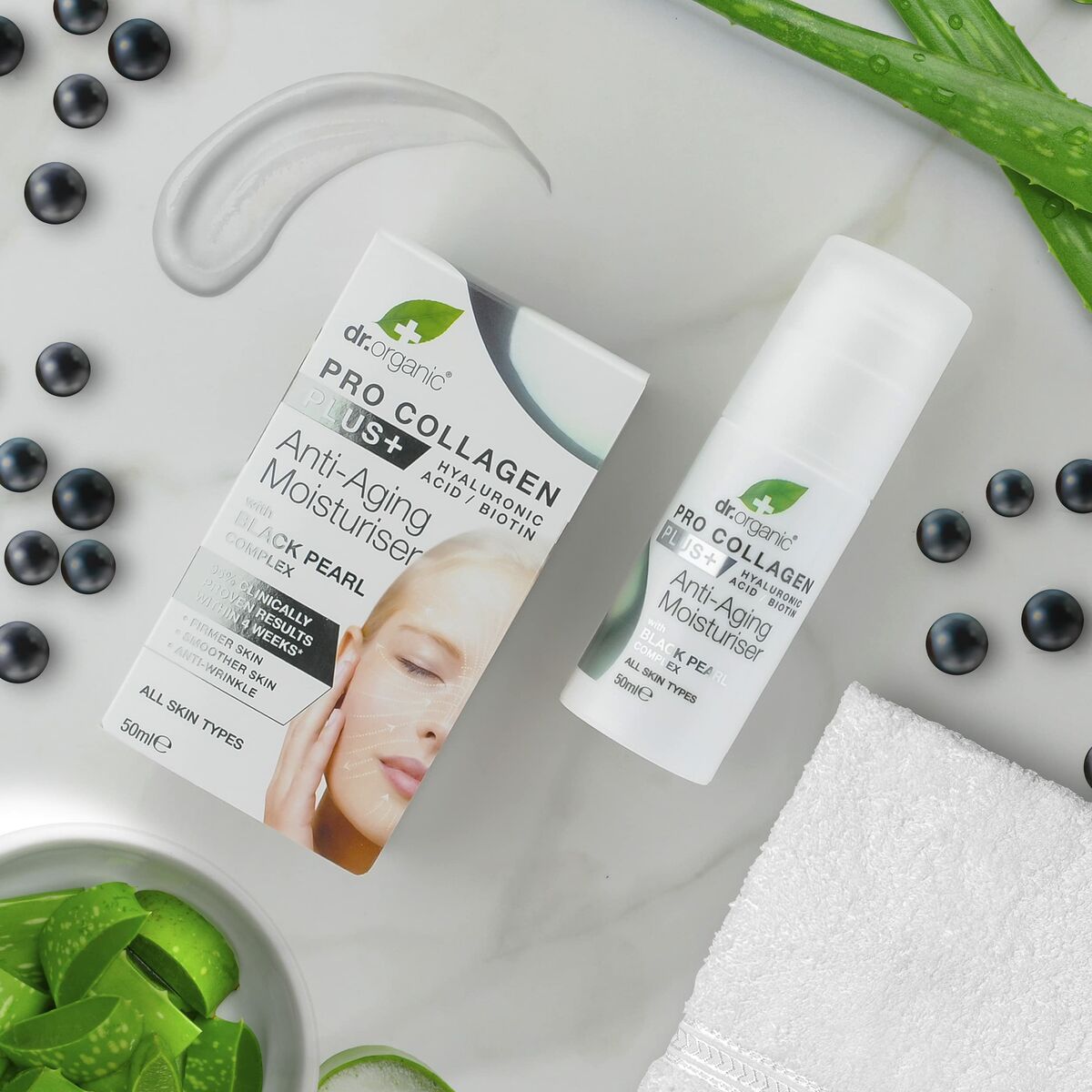 Facial Cream Dr.Organic Pro 50 ml Anti-ageing for Women skincare packaging