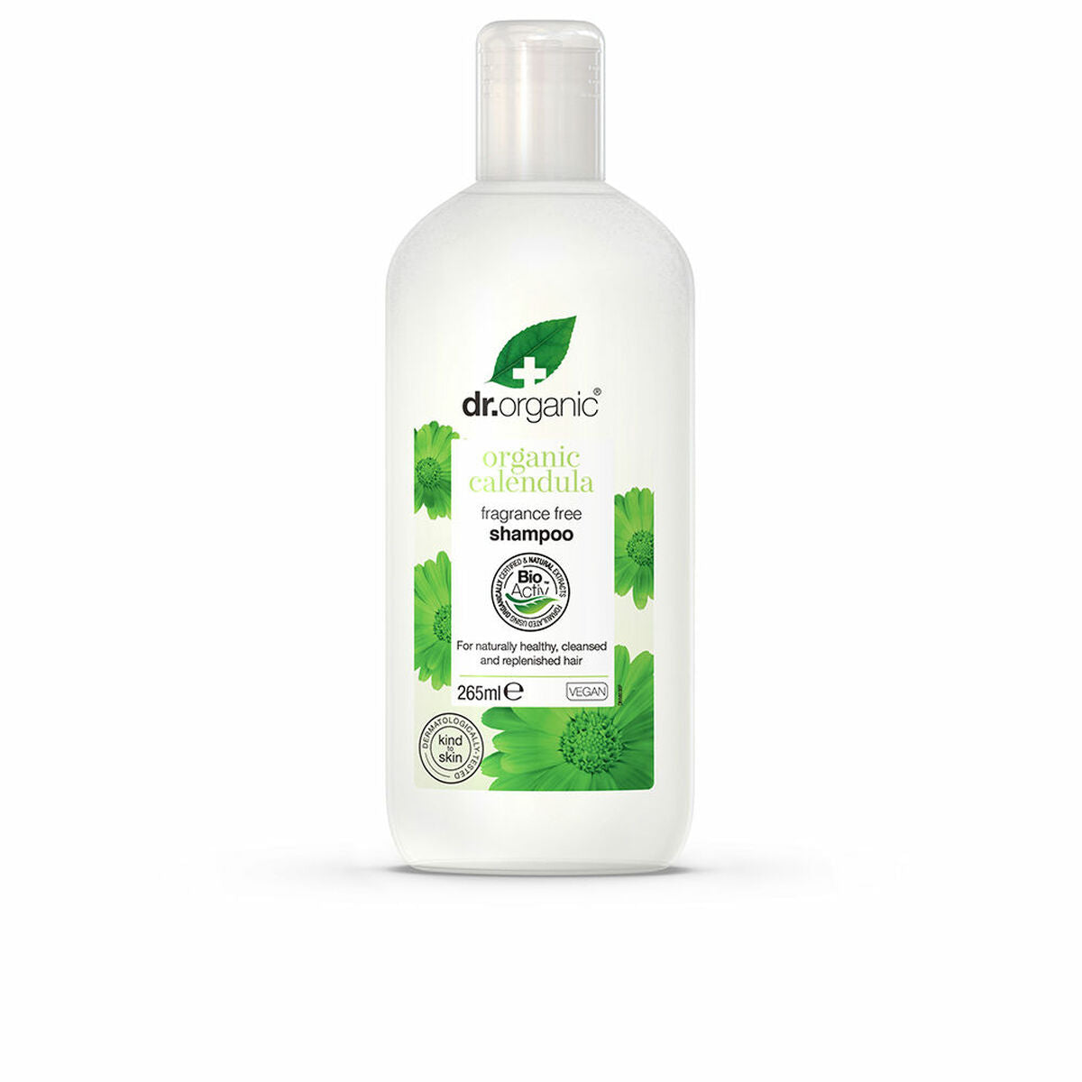 Shampoo Dr.Organic Calendula 265 ml for Women shampoo bottle