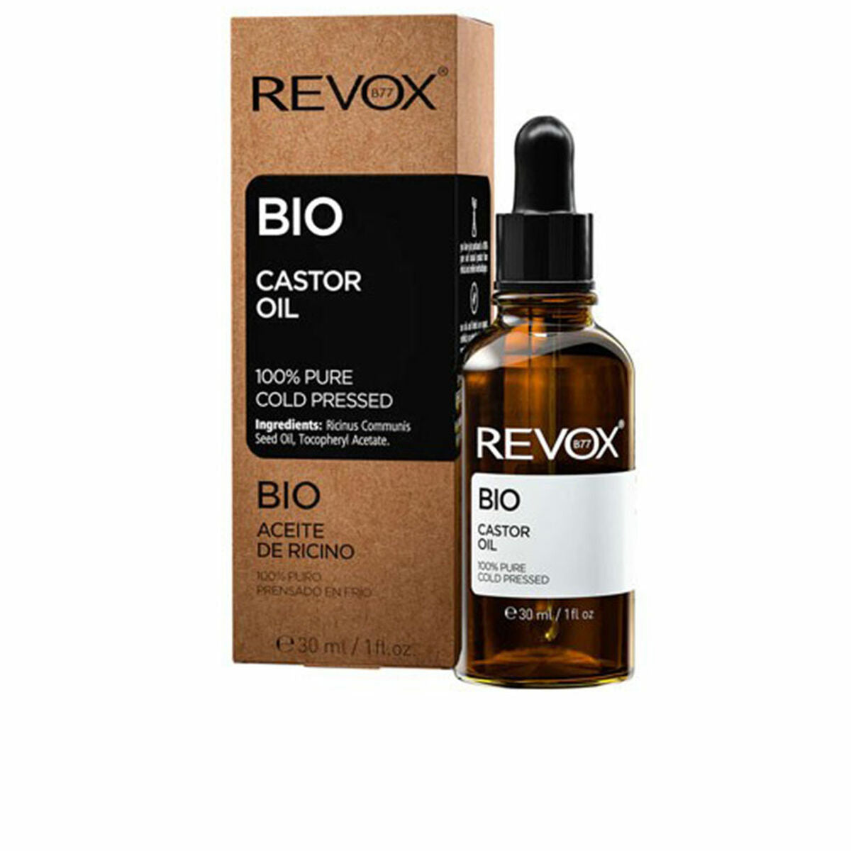 Castor Oil Revox B77 Bio 30 ml product packaging