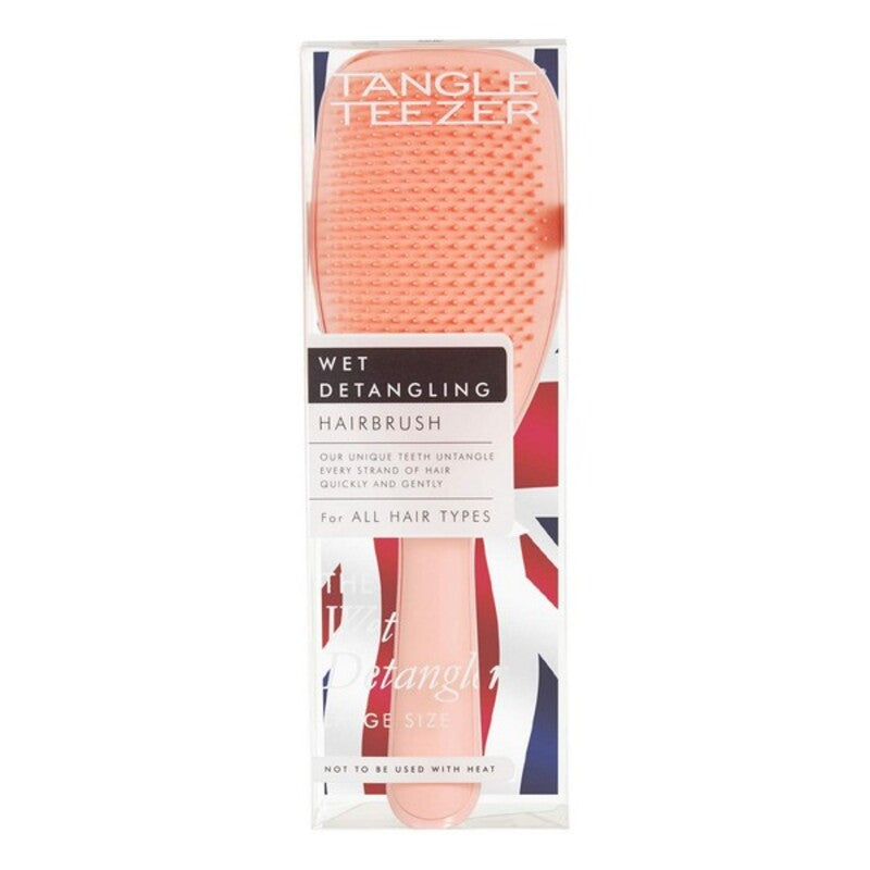 Brush Large Wet Peach Tangle Teezer Large Wet Detangler product packaging