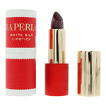 La Perla, Matte Silk, Matte, Cream Lipstick, 108, Plum Red, 3.5 g