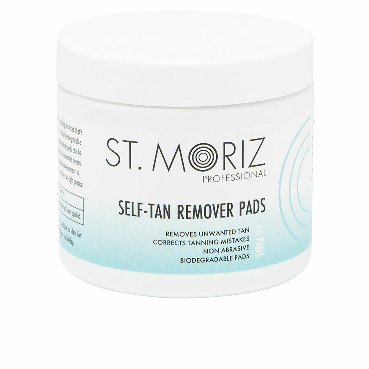 Facial discs St. Moriz PROFESSIONAL ST. MORIZ Make Up Remover Self-Tanning [Lotion/Spray/Milk] (60 Units) skincare packaging
