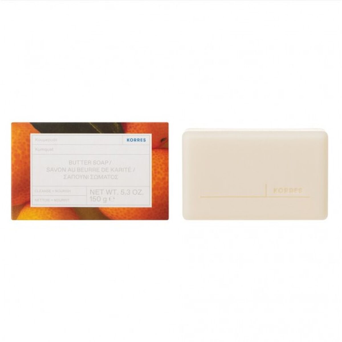 Soap Cake Korres Kumquat Butter 150 g product packaging