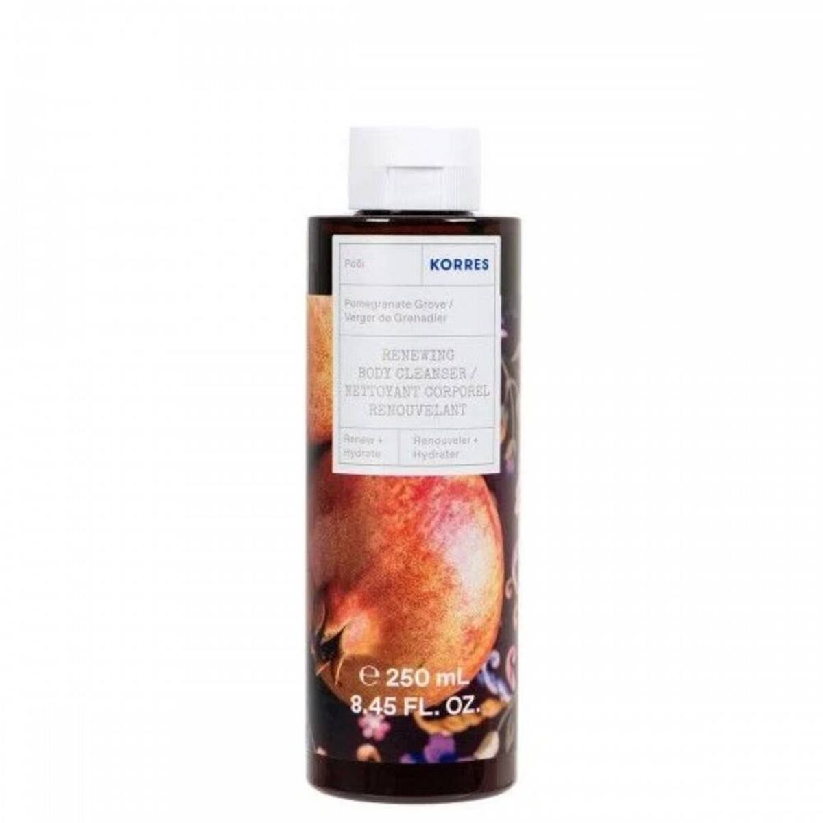 Shower Gel Korres Pomegranate Grove 250 ml for Women skincare packaging