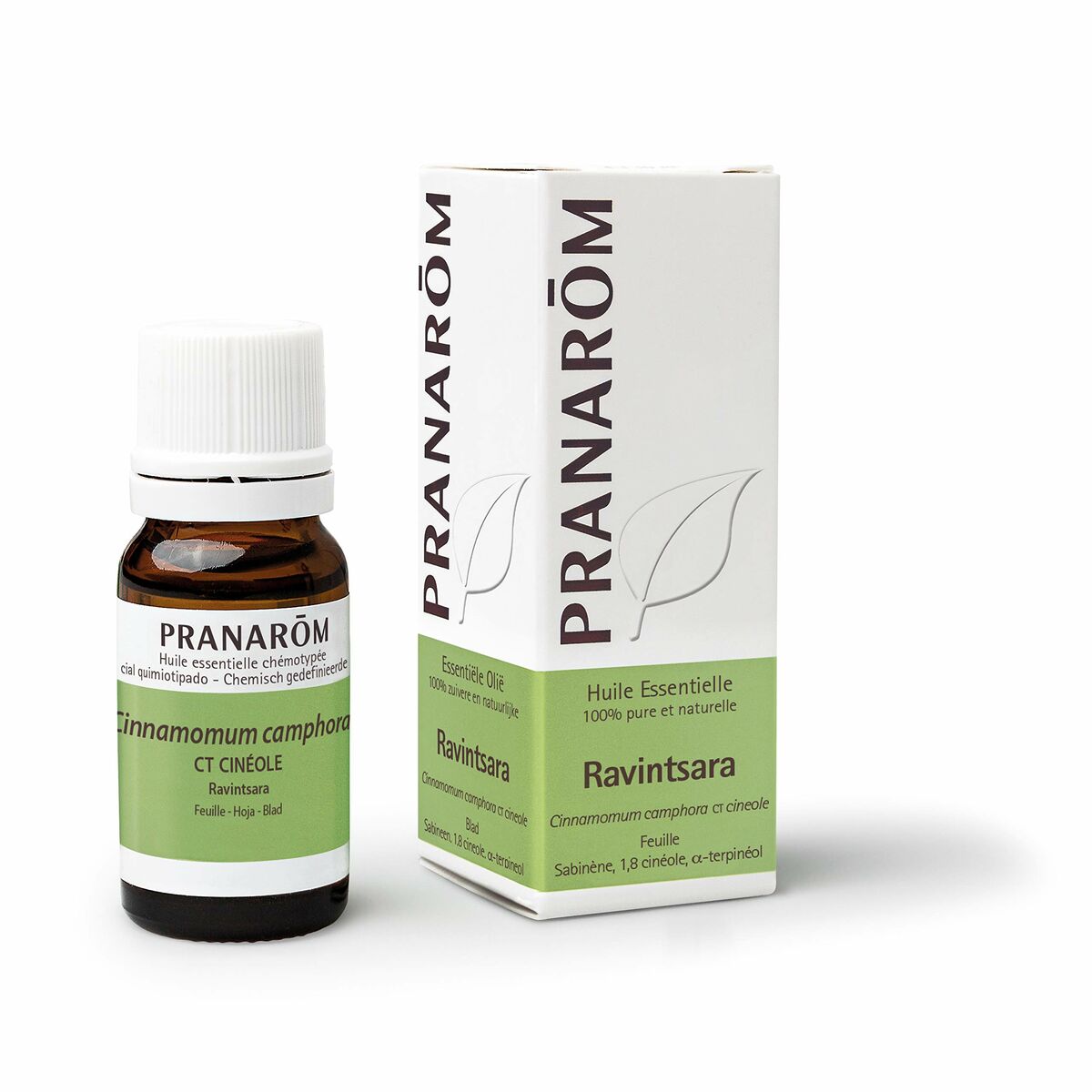 Essential oil Pranarôm Ravintsara 10 ml product packaging