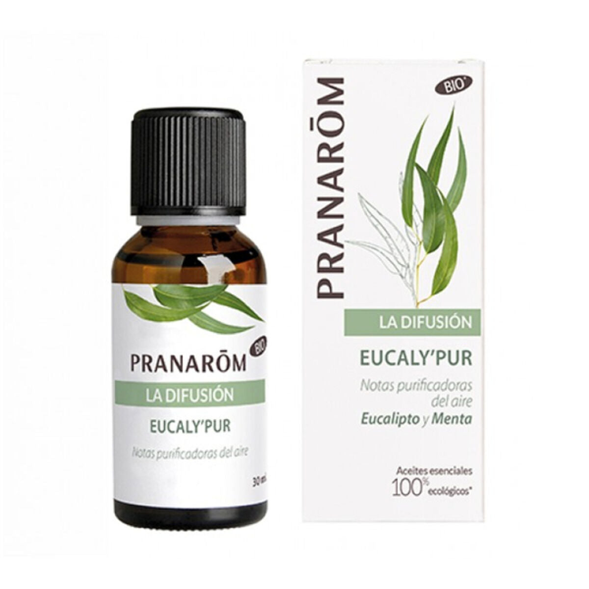 Essential oil Eucaly'pur Pranarôm (30 ml) product packaging