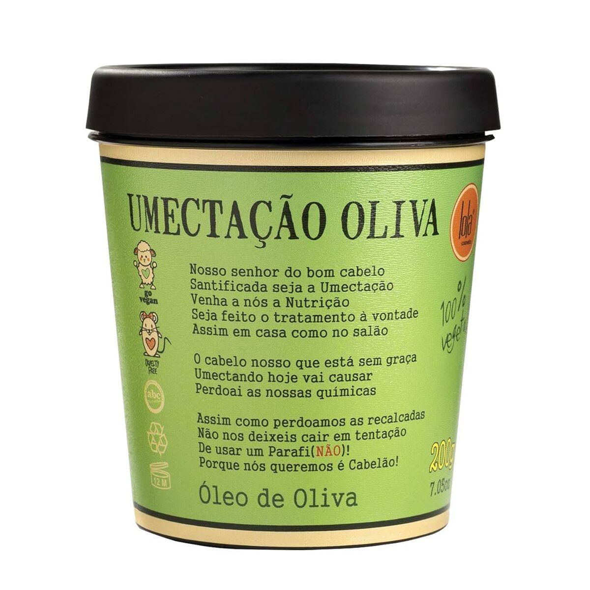Hair Oil Lola Cosmetics 200 ml Olive Oil product packaging