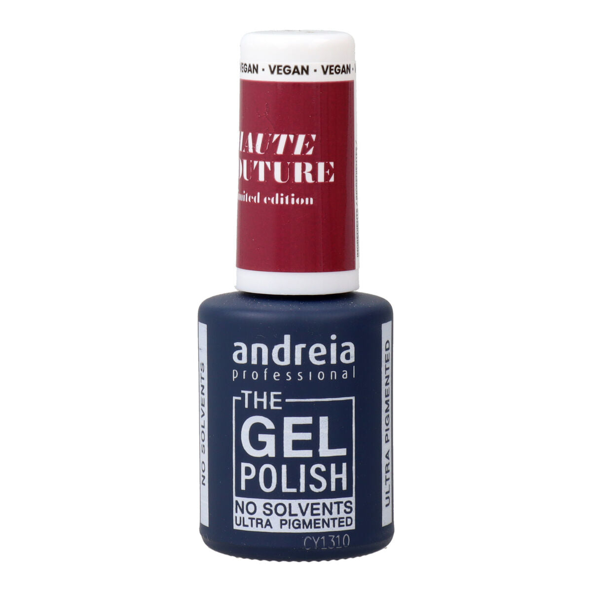 Gel nail polish Andreia Haute Couture Burgundy Ha4 skincare packaging