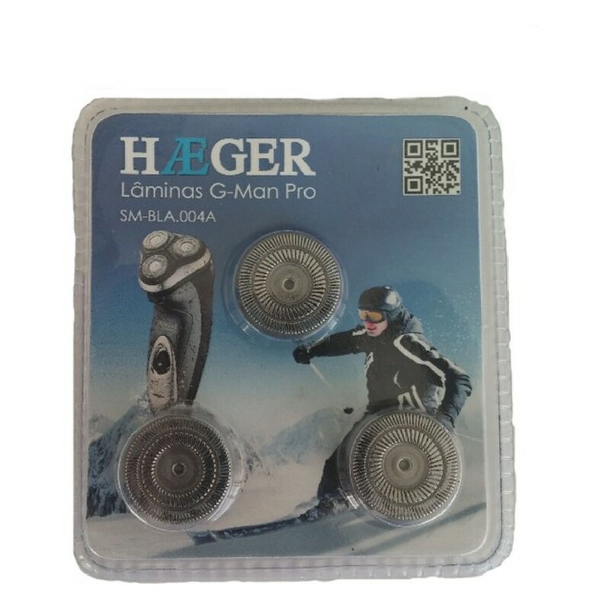 Shaving razor blades Haeger G-Man Pro product packaging