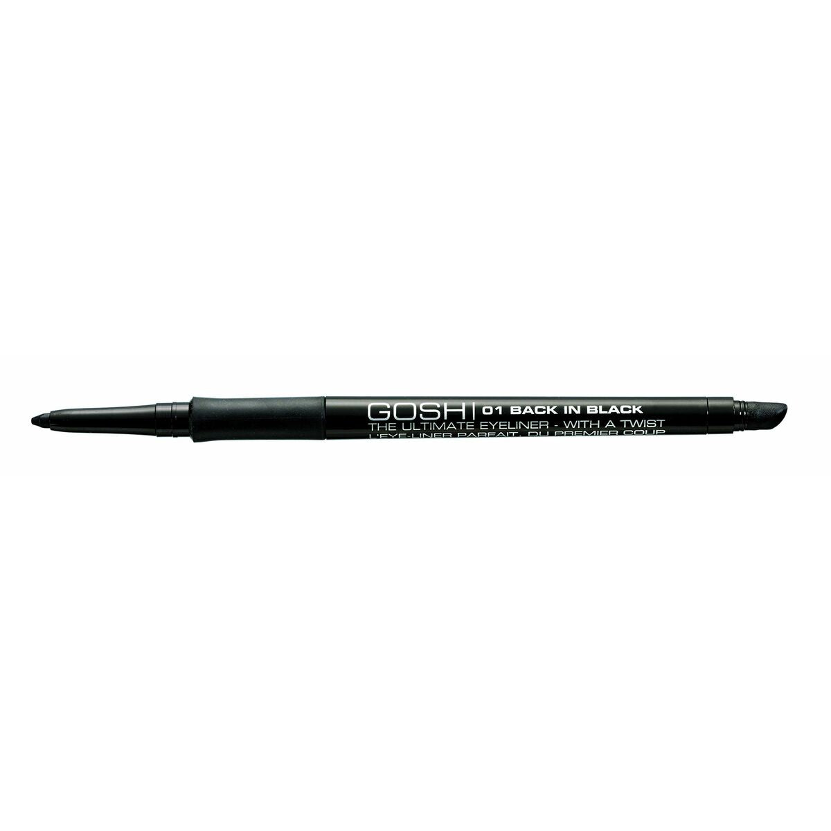 Eyeliner Gosh Copenhagen The Ultimate Eyeliner Black Nº 01 Back in black 0,4 g makeup packaging 0.4 g