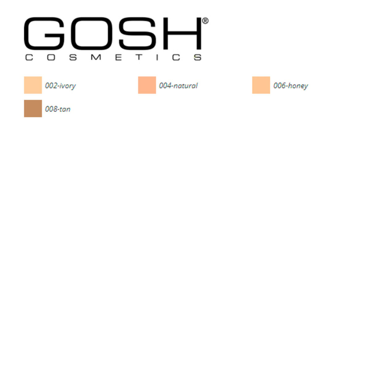 Loose Dust Mineral Gosh Copenhagen (8 g) 8 g product packaging