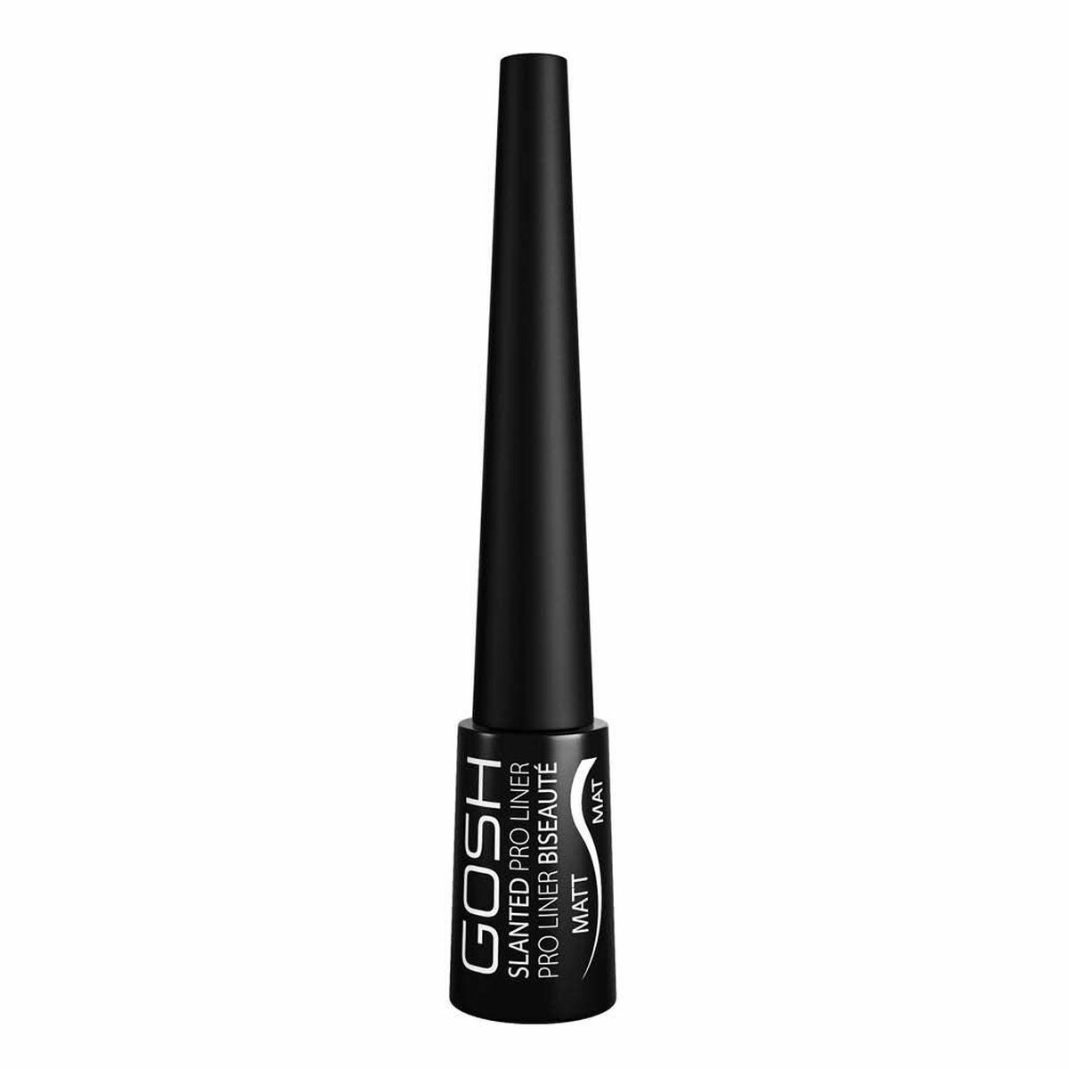 Eyeliner Gosh Copenhagen Slanted Nº 002-Matte Black 3 ml makeup packaging
