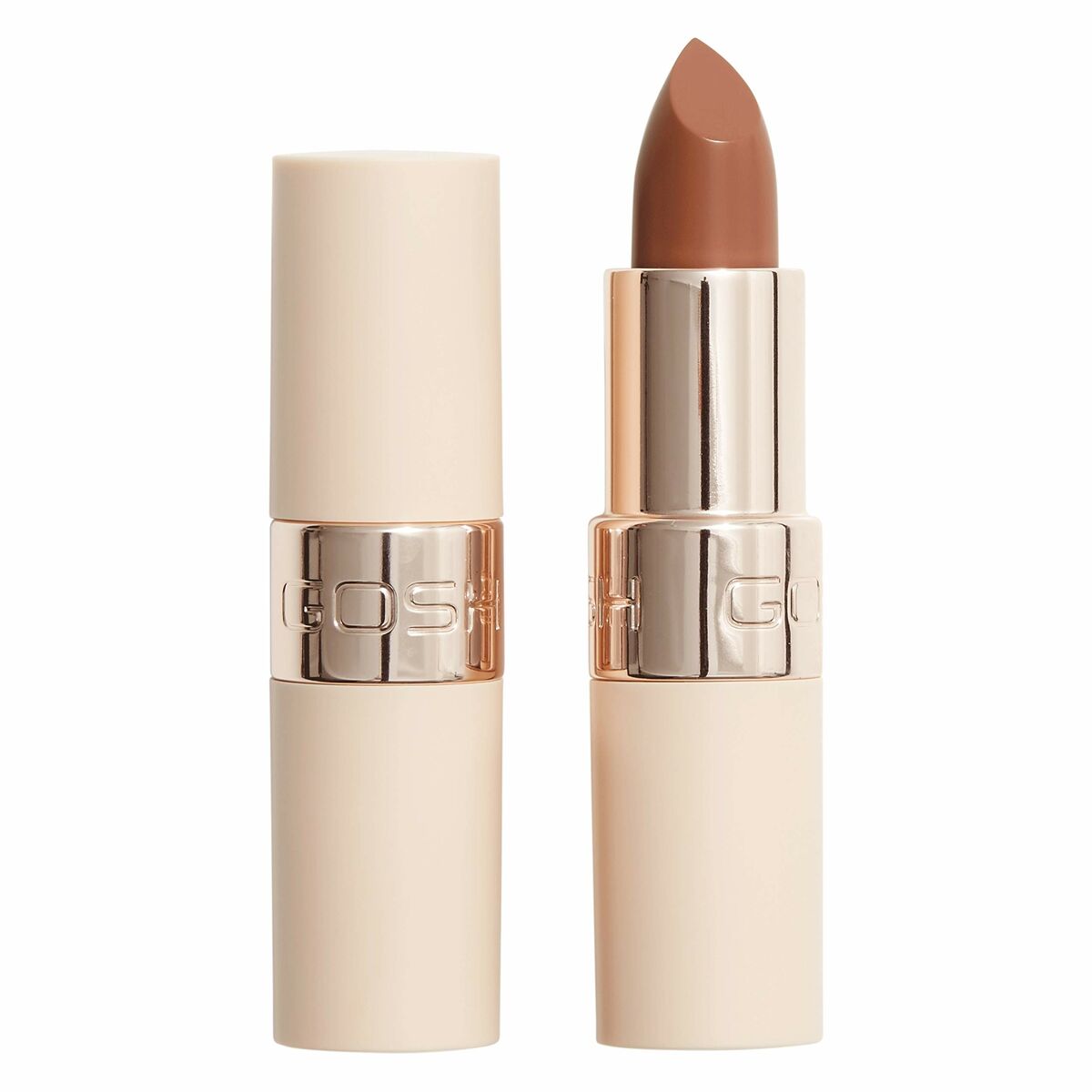 Lip balm Gosh Copenhagen Luxury Nude Beige Nº 002 Undressed Nº 002-Undressed 4 g skincare packaging