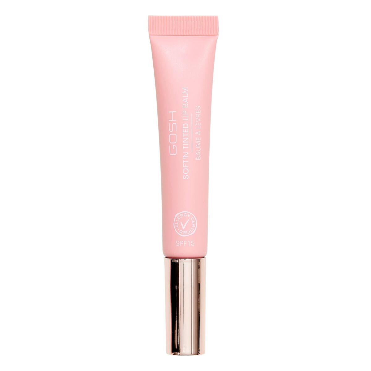 Coloured Lip Balm Gosh Copenhagen Soft'N Tinted Nº 003 Rose 8 ml skincare packaging