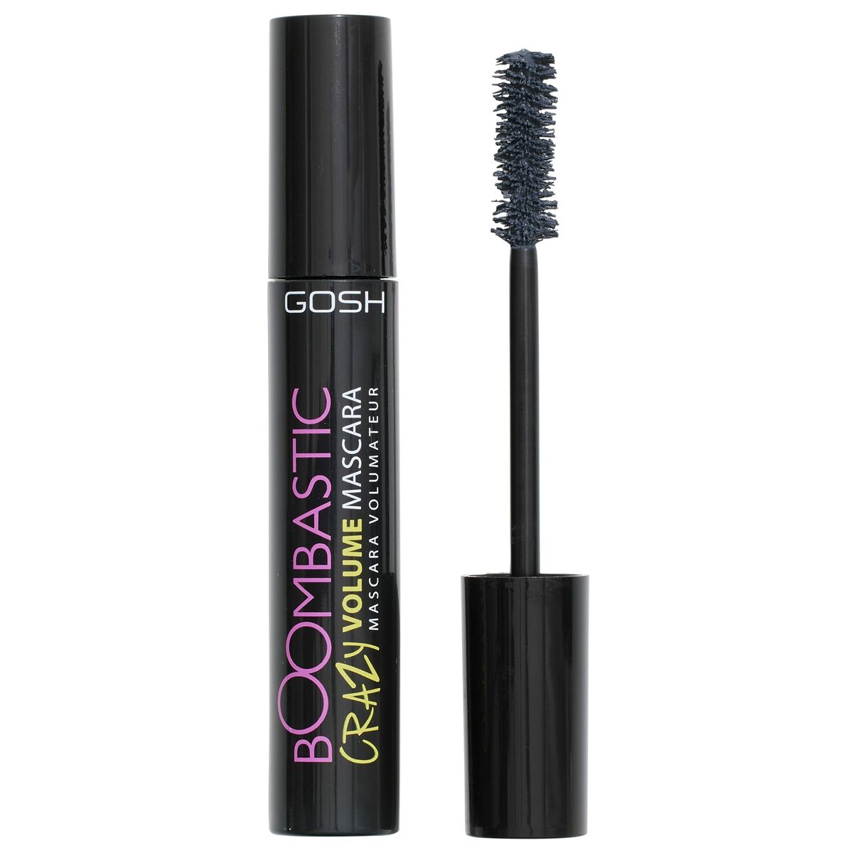 Volume Effect Mascara Gosh Copenhagen Boombastic Nº 004 Classic grey 13 ml makeup packaging