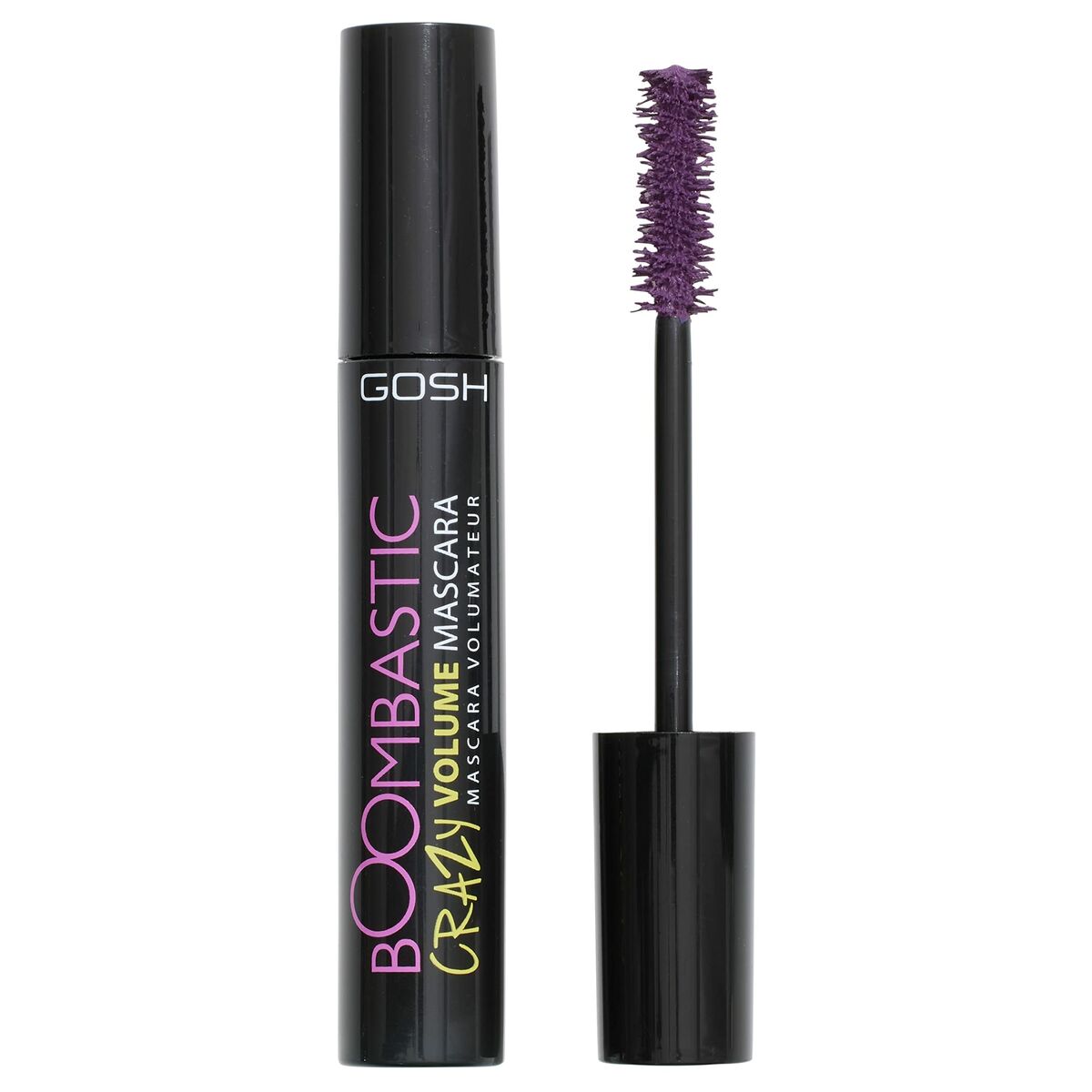 Volume Effect Mascara Gosh Copenhagen Boombastic Nº 006 Dusty violet 13 ml makeup packaging