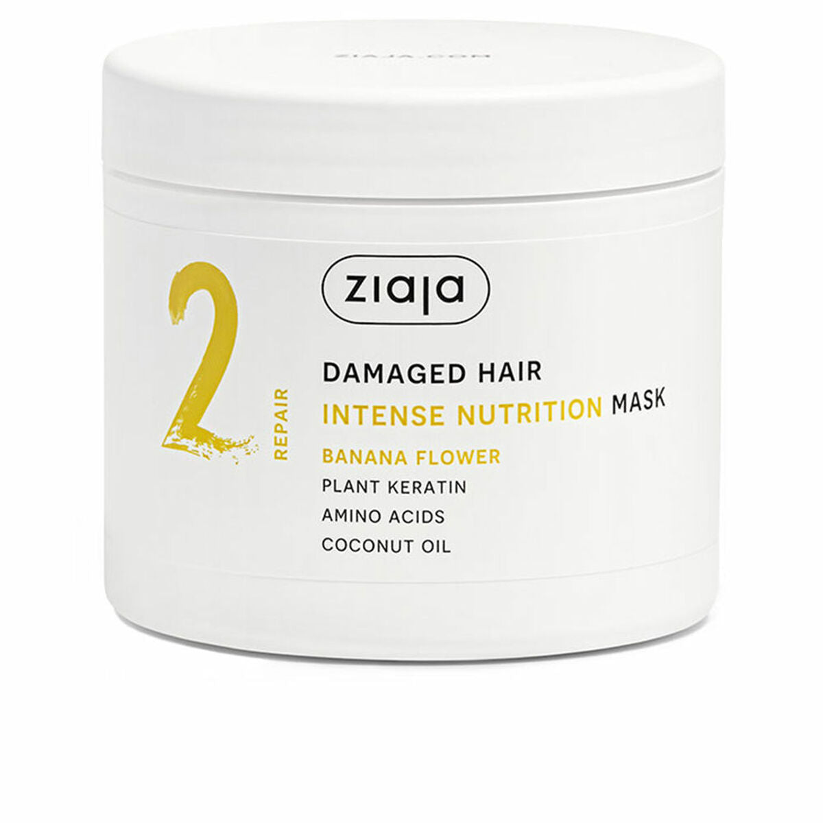 Hair Mask Ziaja PLANT ESSENTIALS 350 ml for Women hair mask packaging