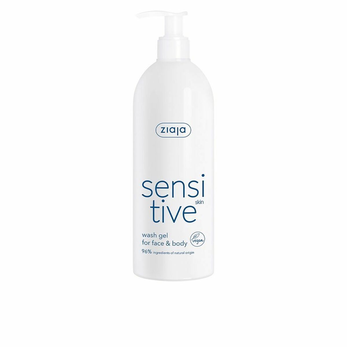 Cleansing Gel Ziaja Sensitve 400 ml for Women skincare packaging