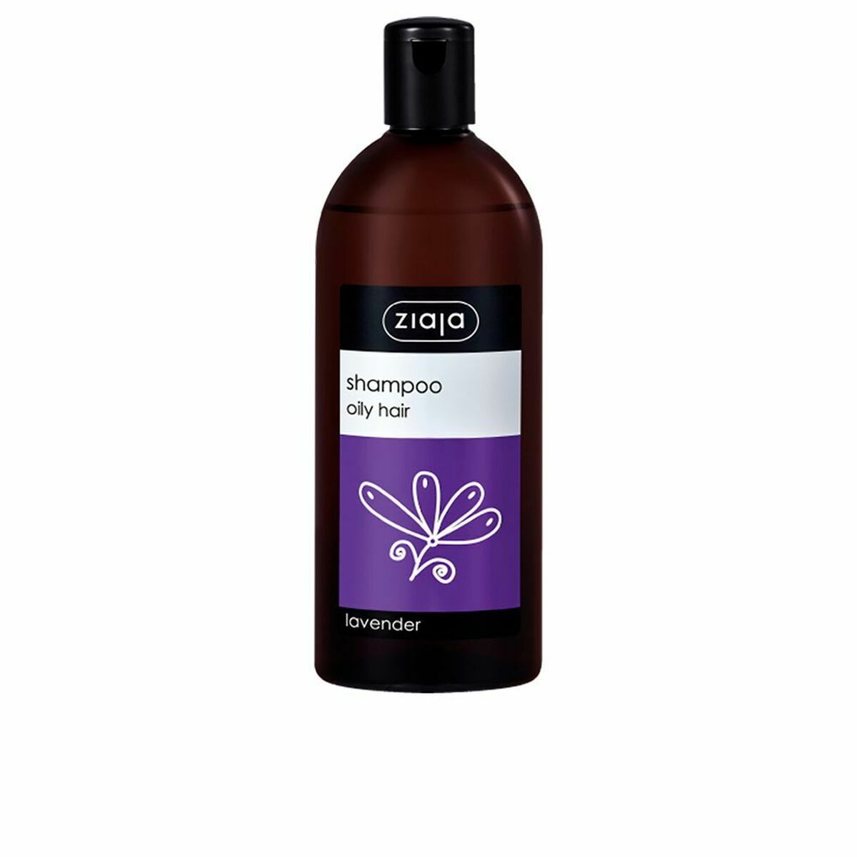 Anti-Grease Shampoo Ziaja Lavanda 500 ml Lavendar shampoo bottle