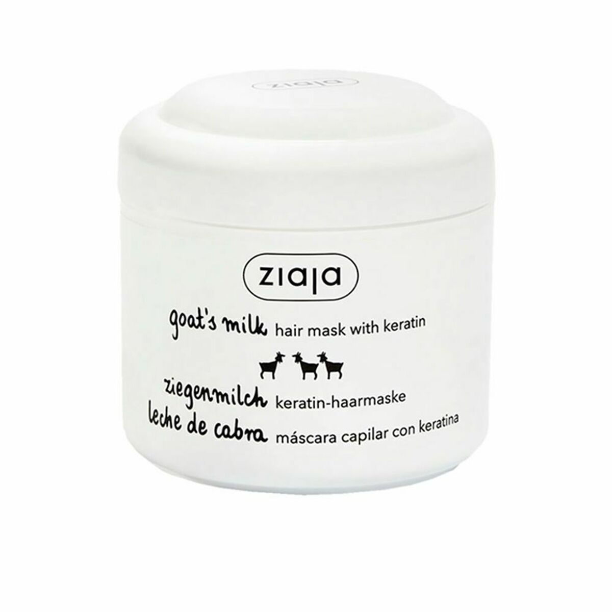 Restorative Hair Mask Ziaja Leche De Cabra 200 ml Goat's milk hair mask packaging