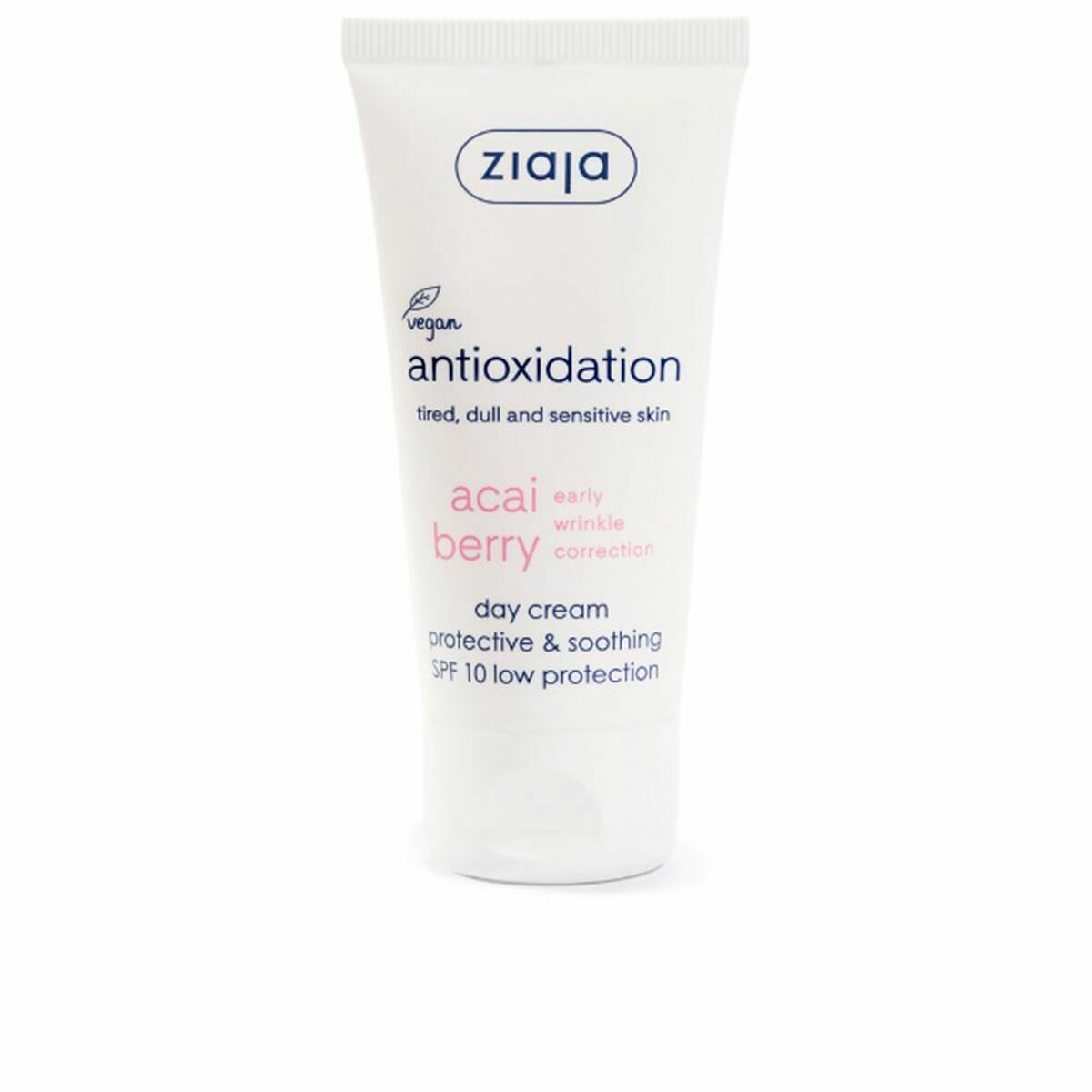 Facial Cream Ziaja Acai Spf 10 50 ml Antioxidant Acai for Women skincare packaging