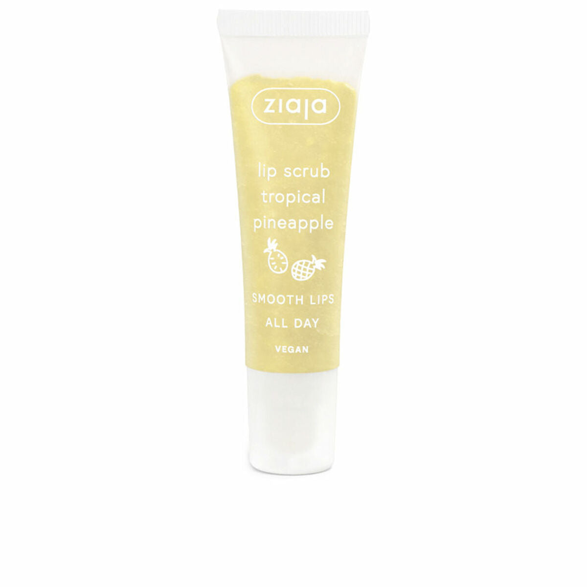 Lip Scrub Ziaja Tropical Pineapple 12 ml for Women product packaging