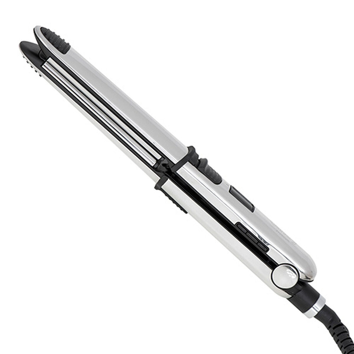 Hair Straightener Adler CR 2320 Black Silver Steel 500 W 55 W product packaging