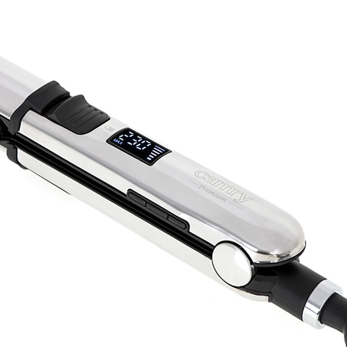 Hair Straightener Adler CR 2320 Black Silver Steel 500 W 55 W product packaging