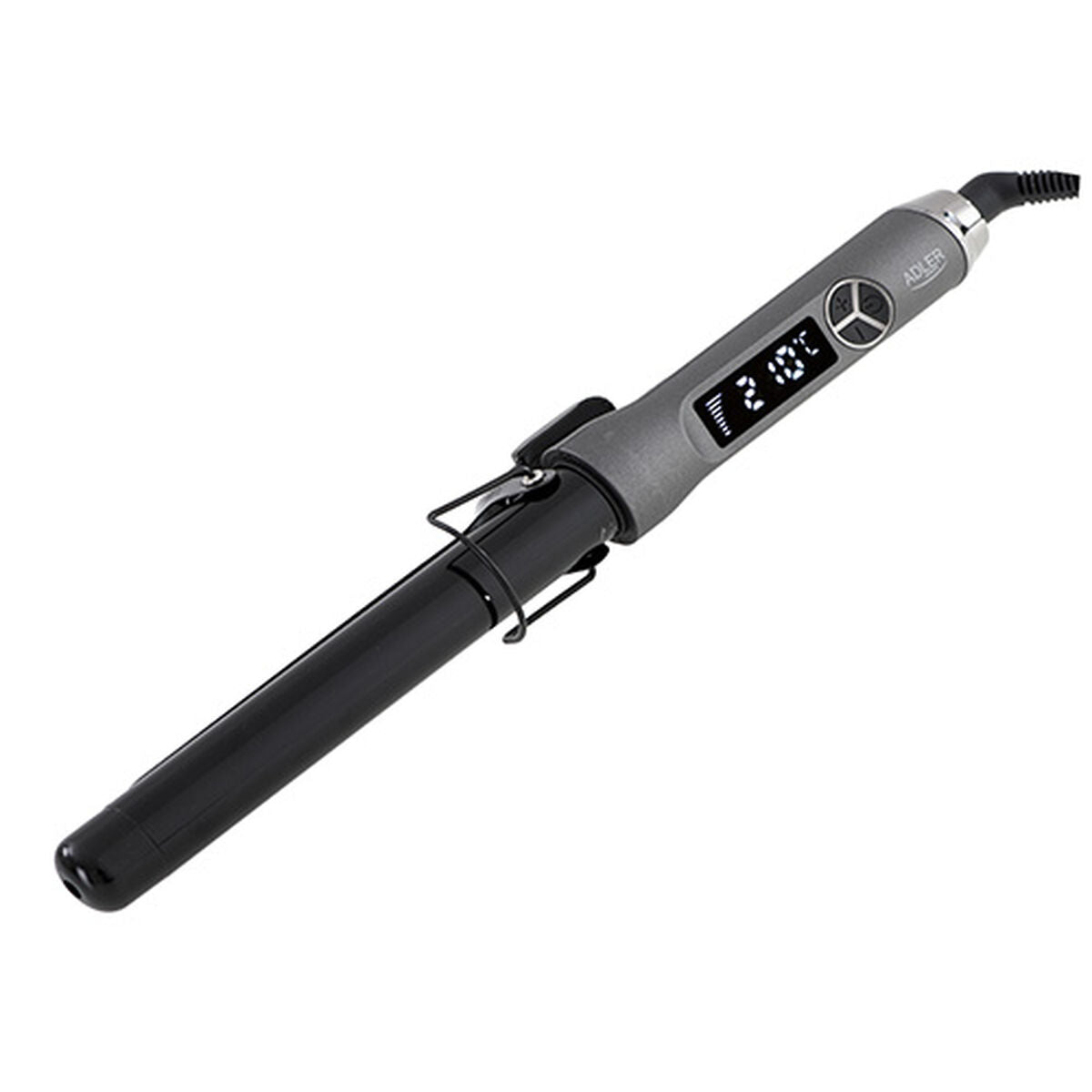 Curling Tongs Adler AD 2114 Black Grey Ceramic 1 Piece product packaging