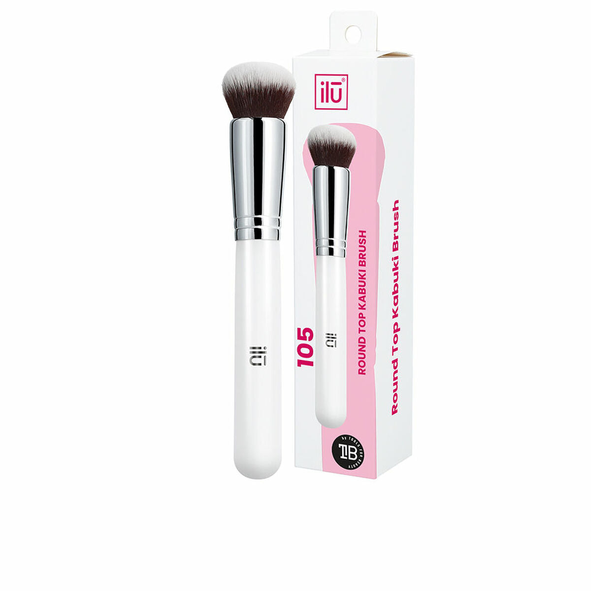 Make-up base brush Ilū Kabuki Circular product packaging