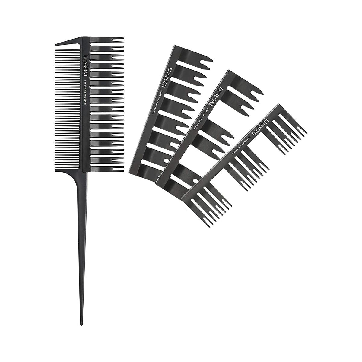 Applicator Comb Lussoni Juego De Peines Lote Interchangeable heads 5 Pieces product packaging