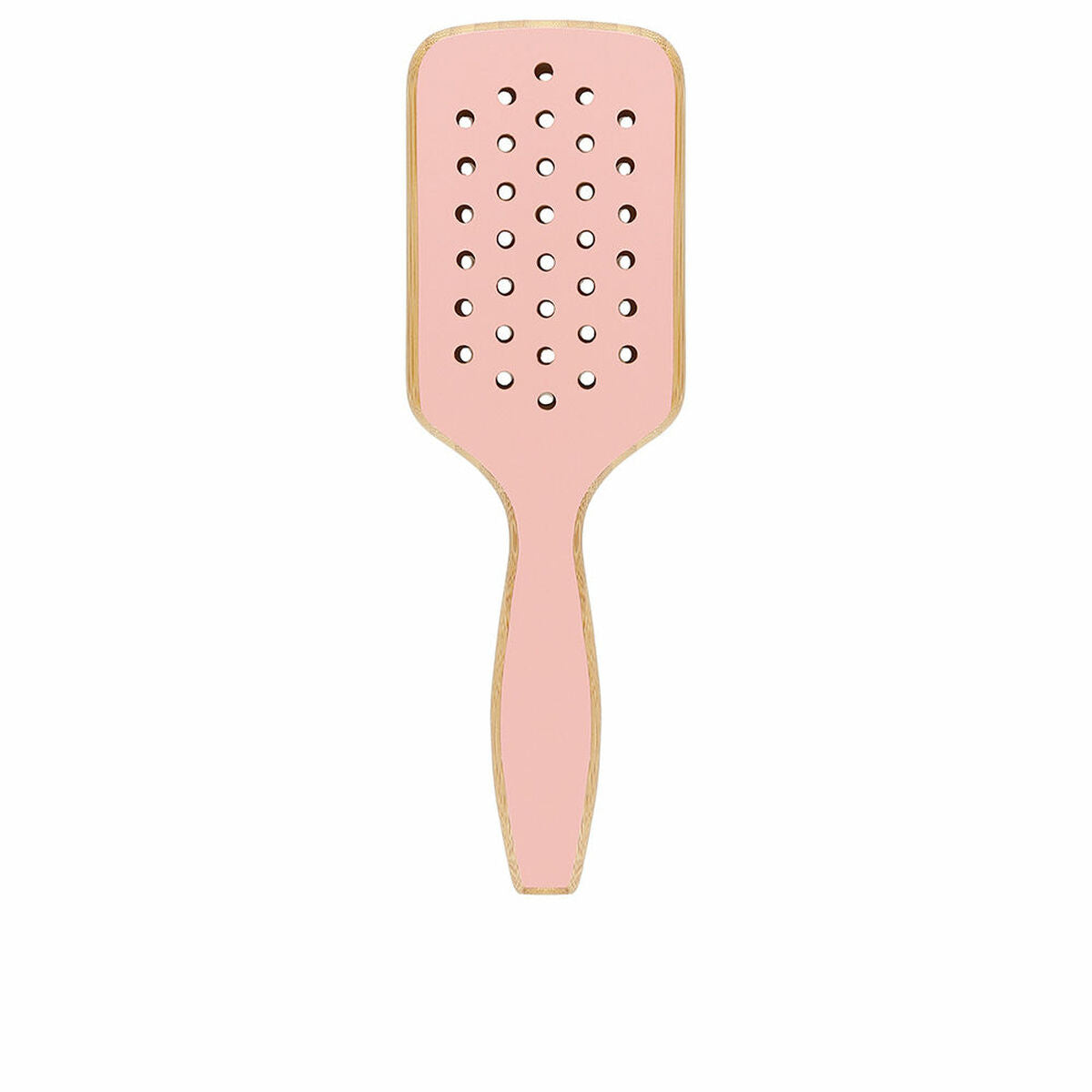 Detangling Hairbrush Ilū Bamboom Pink Squared product packaging