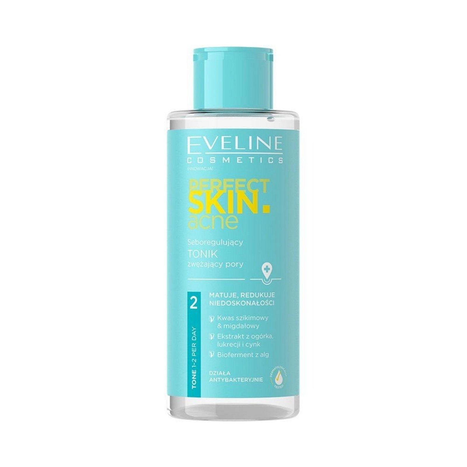 Eveline Cosmetics, Perfect Skin.Acne, Sebum-Regulating, Tonic Lotion, For Face, 200 ml