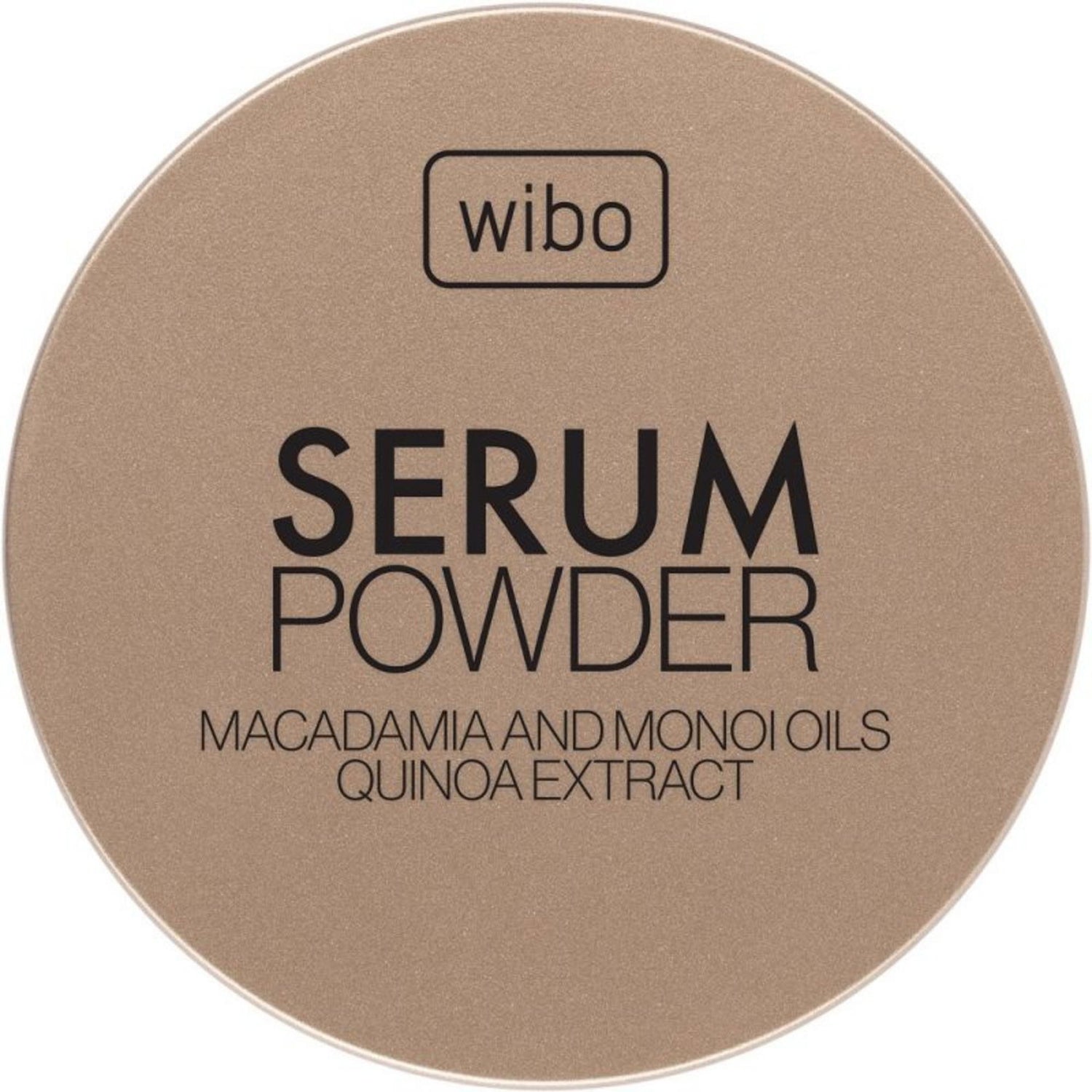 Wibo, Serum Powder Macadamia, Quinoa, Absorbs oil, Loose Setting Powder, Transparent, 10 g