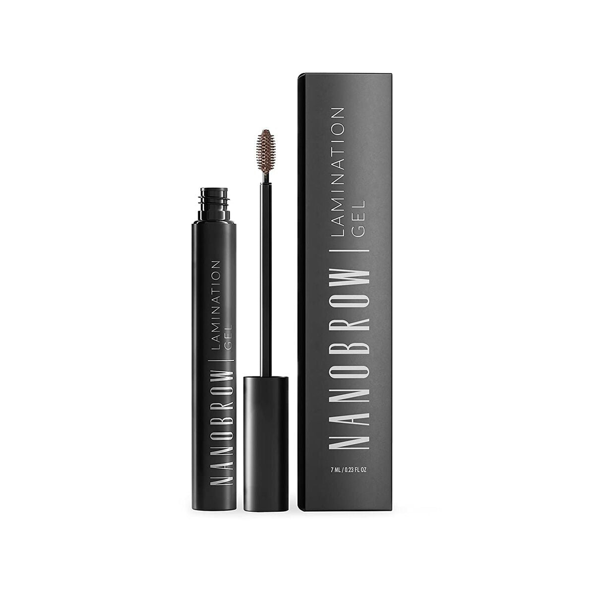 Eyebrow Make-up Nanobrow Lamination Gel Brown 7 ml Gel skincare packaging