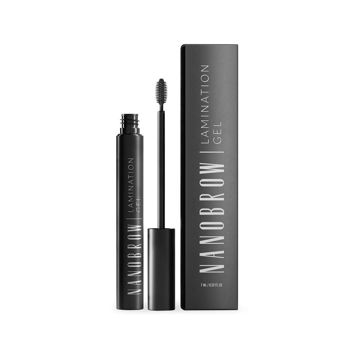 Eyebrow Make-up Nanobrow Lamination Gel Black 7 ml Gel skincare packaging