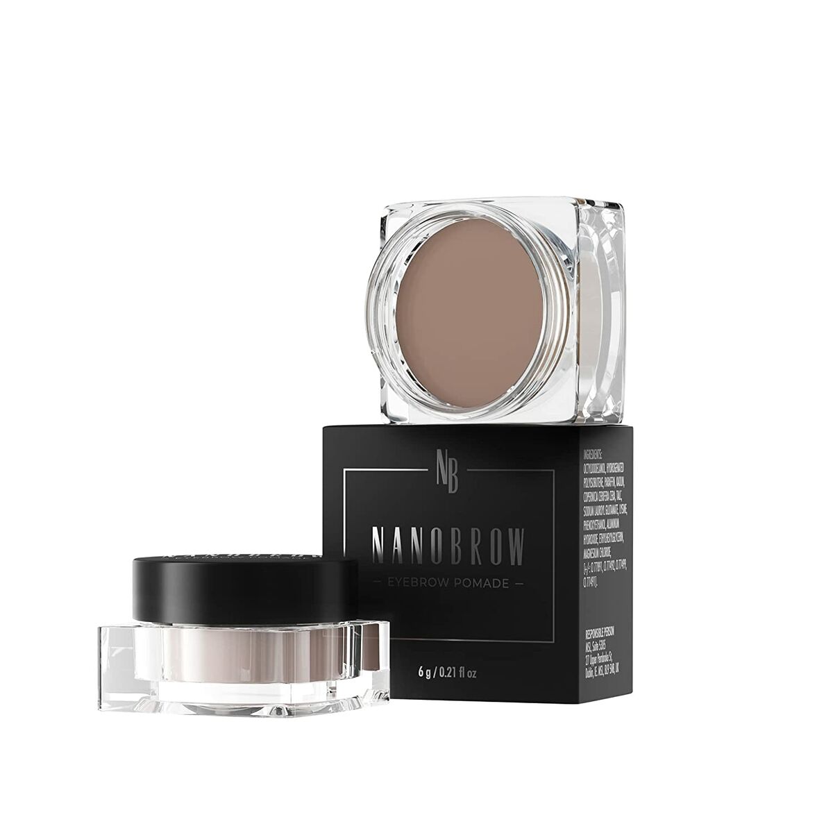 Eyebrow Make-up Nanobrow Eyebrow Pomade Brown 6 g Ointment product packaging