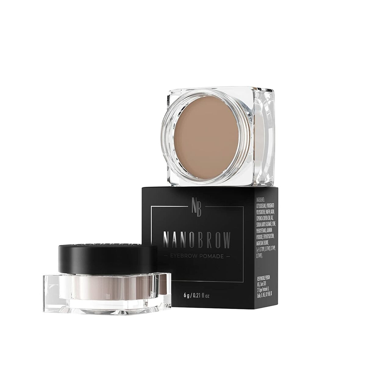 Eyebrow Make-up Nanobrow Eyebrow Pomade Light brown 6 g Ointment product packaging