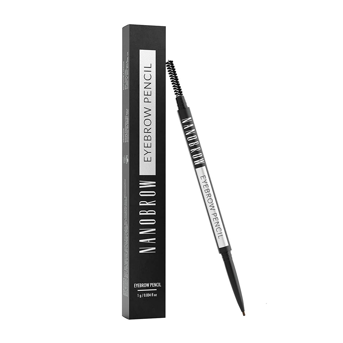 Eyebrow Pencil Nanobrow Eyebrow Pencil Light brown 1 ml 2-in-1 product packaging