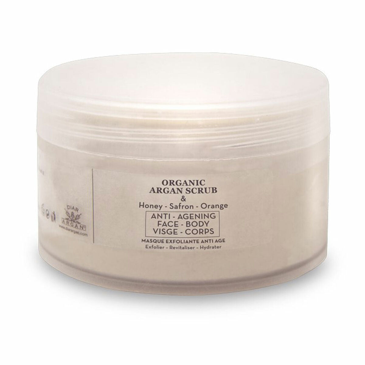 Facial Exfoliator Diar Argan 200 ml Revitalising product packaging