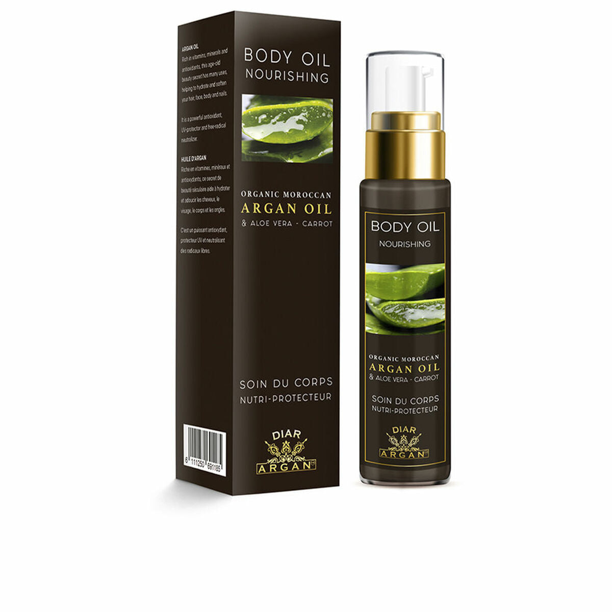 Body Oil Diar Argan Aceite Corporal Nutritivo 50 ml Revitalizing Nourishment product packaging