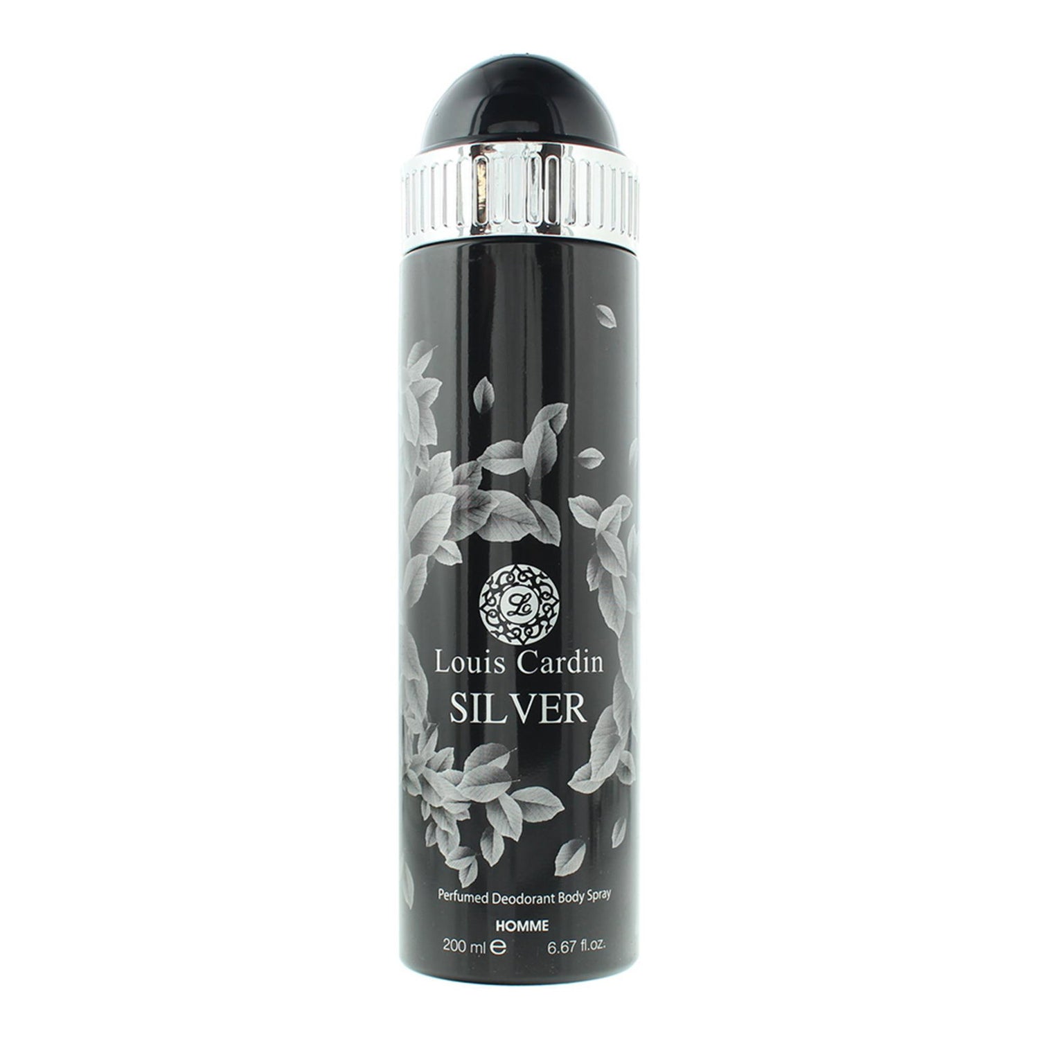 Louis Cardin, Silver, Deodorant Spray, For Men, 200 ml