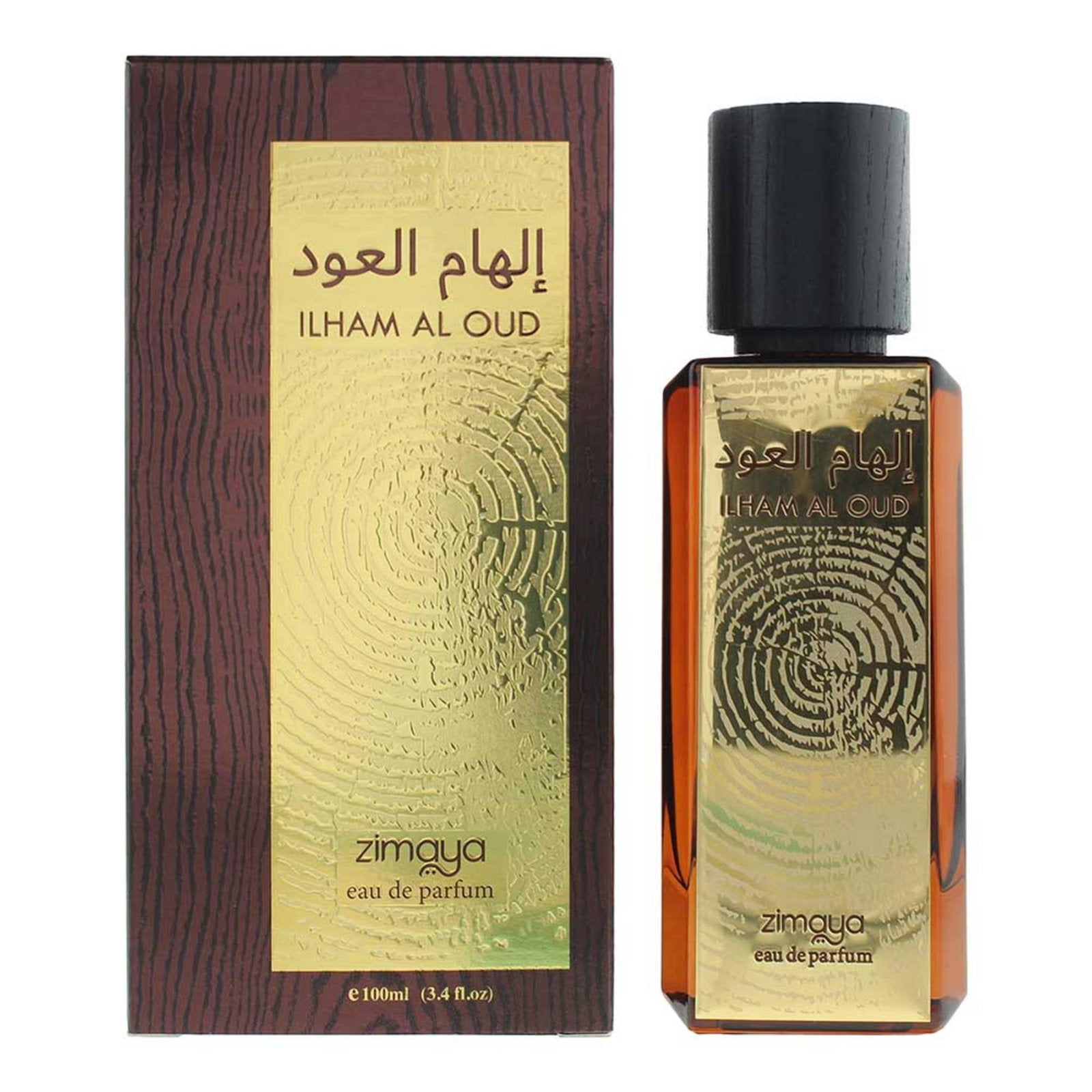Zimaya, Ilham Al Oud, Eau De Parfum, Unisex, 100 ml