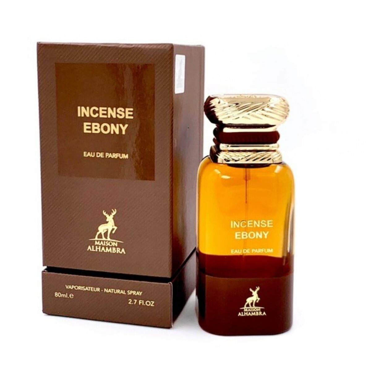 Maison Alhambra Incense Ebony 80 ml EDP bottle