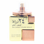 Unisex Perfume Lattafa 24 CARAT PURE GOLD 24 Carat Pure Gold 100 ml for Women product packaging