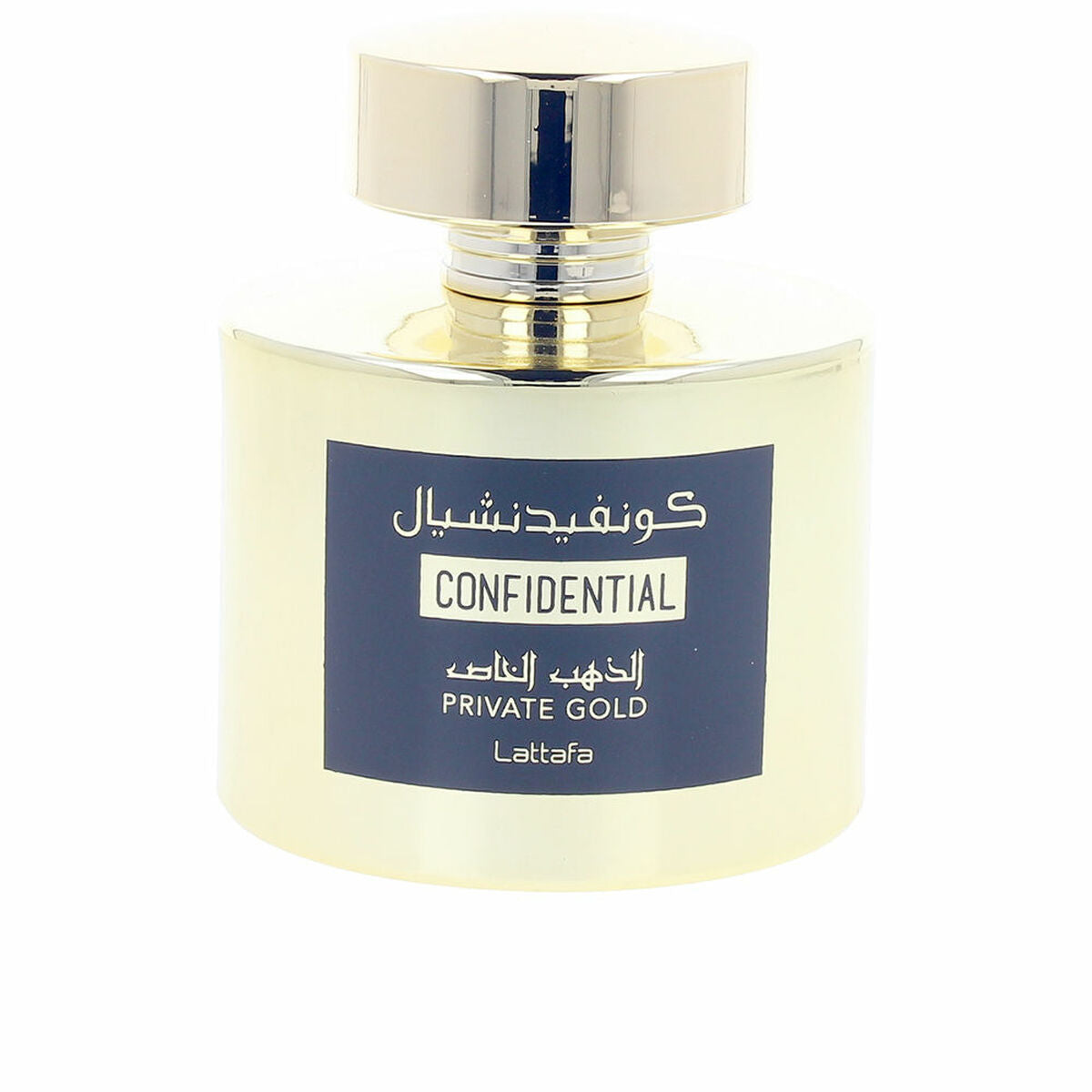Unisex Perfume Lattafa CONFIDENTIAL PRIVATE GOLD product packaging